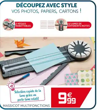 Gifi Massicot Multifonctions offre