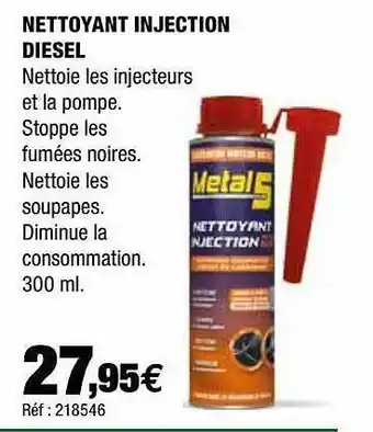 Autobacs Nettoyant Injection Diesel Métal 5 offre