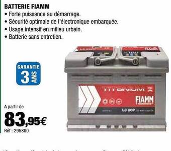 Autobacs Batterie Fiamm offre