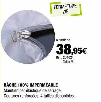 Autobacs Bâche 100% Imperméable offre