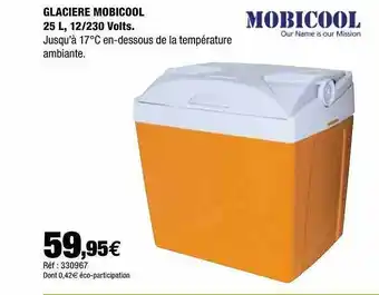 Autobacs Glacière Mobicool 25l, 12-230 Volts offre