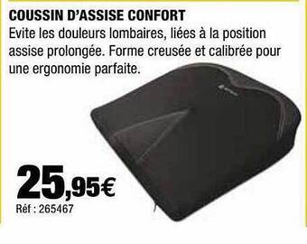 Autobacs Coussin D'assise Confort offre
