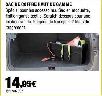 Autobacs Sac De Coffre Haut De Gamme offre