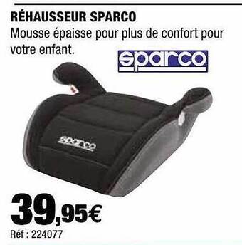 Autobacs Réhausseur Sparco offre