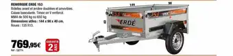 Autobacs Remorque Erdé 153 offre