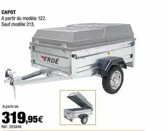 Autobacs Capot Erdé offre