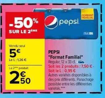 Carrefour Pepsi offre