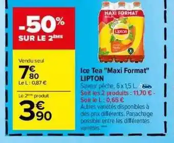 Carrefour Ice Tea offre