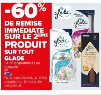 Carrefour Glade offre