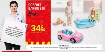 Carrefour Coffret Barbie été offre