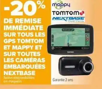 Carrefour Gps Tomtom Et Mappy Et Les Caméras Embarquées Nextbase offre