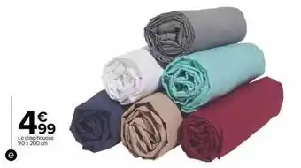 Carrefour Le Drap Housse 90 X 200 Cm offre
