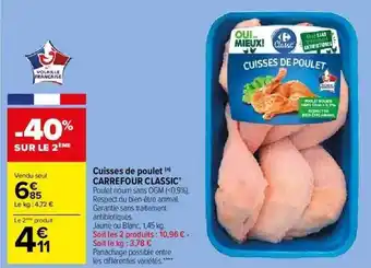 Carrefour Market Cuisses De Poulet Carrefour Classic' offre