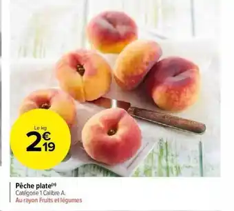 Pêche Plate