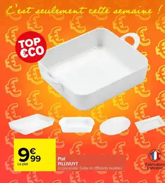 Carrefour Plat Pillivuyt offre