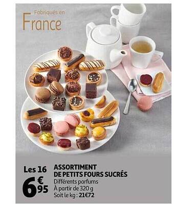 Auchan Assortiment De Petits Fours Sucrés offre