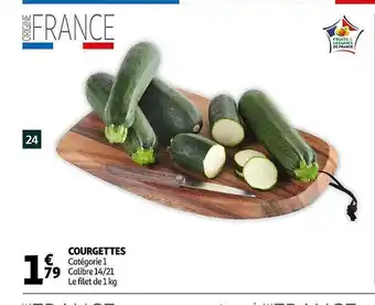 Auchan Courgettes offre