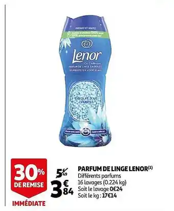 Auchan Parfum De Linge Lenor offre