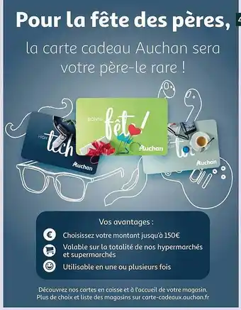 Auchan Carte Cadeau Auchan offre