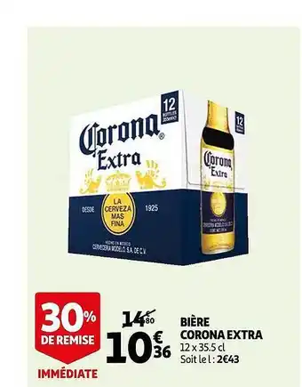 Auchan Bière Corona Extra offre