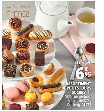 Auchan Assortiment De Petits Fours Sucrés offre
