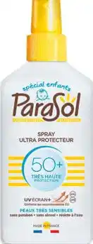 Auchan SPRAY SOLAIRE SPF 50+ ENFANT offre
