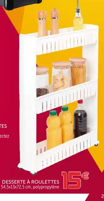 Gifi Desserte à Roulettes offre