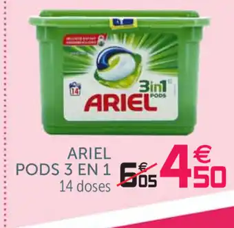 Gifi Ariel Pods 3 en 1 offre