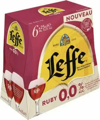 Géant Casino Bière sans alcool Ruby 0.0% vol. offre