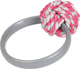 Maxi Zoo Jouet anneau et balle corde offre
