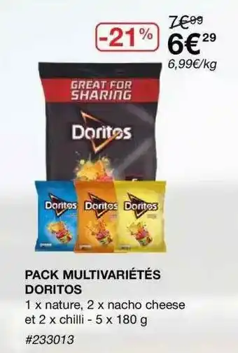 Pack Multivariétés Doritos