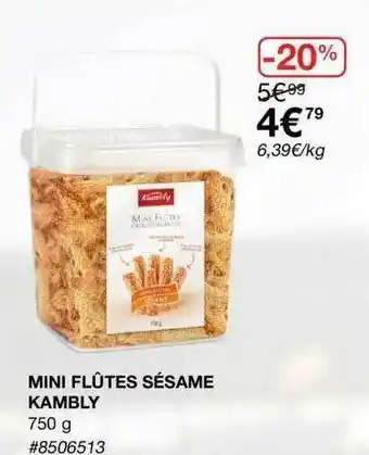 Mini Flûtes Sésame Kambly