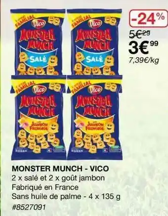 Costco Mosnter Munch Vico offre