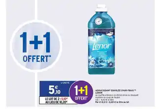 Adoucissant Envolée D'air Frais Lenor