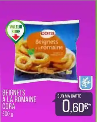 Match Beignets à La Romaine Cora offre