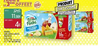 Match Gourdes Sans Sucres Ajoutés Pom'Potes offre
