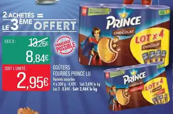 Match Goûters Fourrés Prince Lu offre