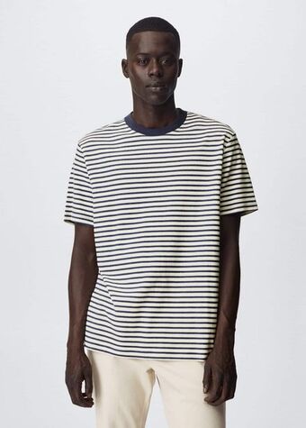 Mango Csíkos frottír póló ajánlat