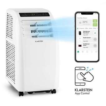 Klarstein metrobreeze rom smart, mobil klíma, 10000 btu/3,0 kw, a energiahatékonysági osztály, távirányító
