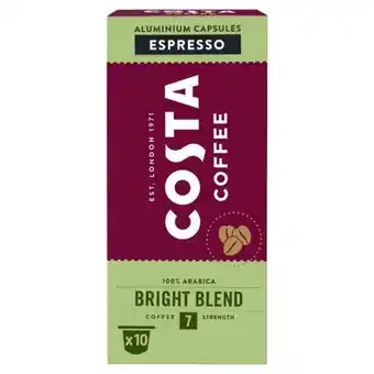 Spar Costa coffee bright blend espresso őrölt-pörkölt kávé kapszulában 10 db 57 g ajánlat