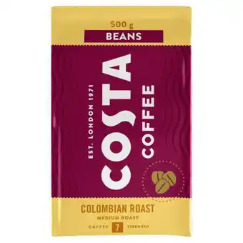 Spar Costa coffee colombian roast pörkölt szemes kávé 500 g ajánlat