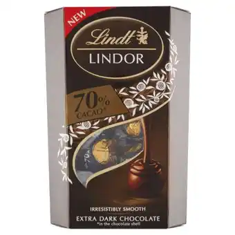 Spar Lindt lindor extra keserű étcsokoládé lágyan olvadó töltelékkel 70% 200 g ajánlat