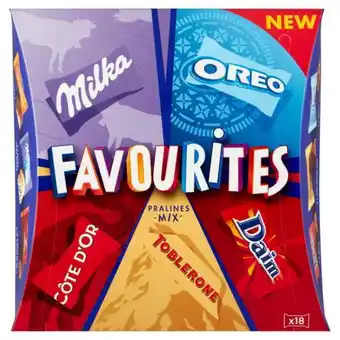 Spar Milka favourites vegyes csokoládé válogatás 18 db 159 g ajánlat