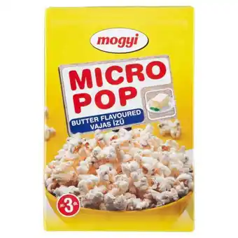Spar Mogyi micro pop vajas ízű, mikrohullámú sütőben elkészíthető pattogatni való kukorica 3 x 100 g ajánlat