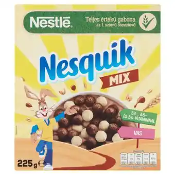 Spar Nesquik mix kakaós és vaníliaízű, ropogós gabonapehely vitaminokkal, ásványi anyagokkal 225 g ajánlat