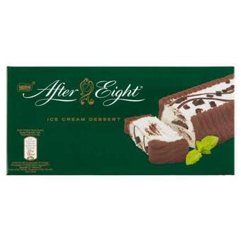 Spar After eight mentás és csokoládés jégkrém kakaós tejbevonattal étcsokoládé darabokkal díszítve 750 ml ajánlat