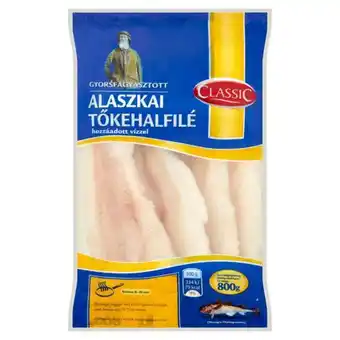 Classic gyorsfagyasztott alaszkai tőkehalfilé 800 g