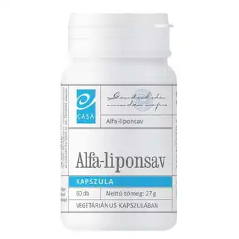 Bioszállító Casa alfa-liponsav kapszula 60db ajánlat