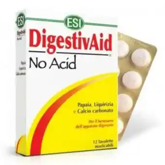 Naturtanya esi no acid-stop digestivaid savlekötő szopogató tabletta 12 db