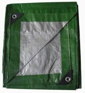 Zöld-ezüst fagyálló ponyva 2m x 3m